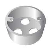 20mm 3 Hole BZP Conduit Loop In Box